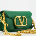 핸드백 및 숄더백 Sac Locò Valentino Garavani 녹색 Femme
