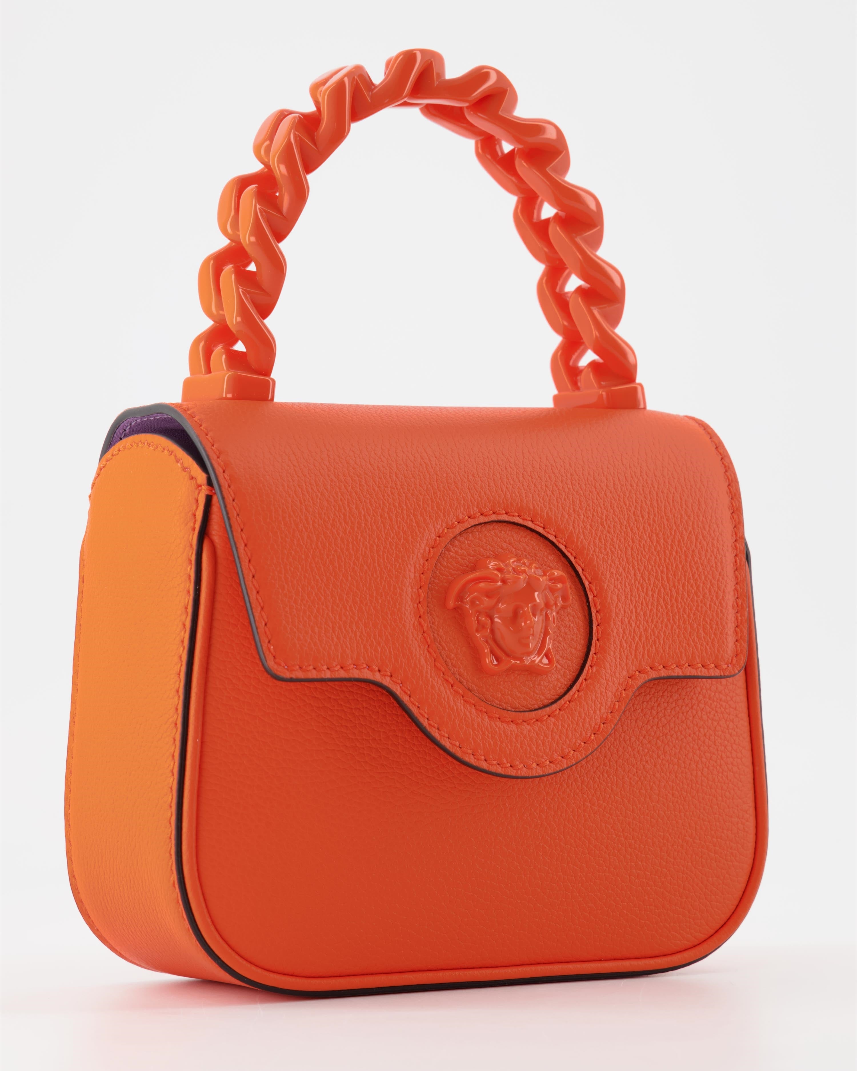 Handtaschen und schultertaschen Sac Medusa Versace Orange Femme