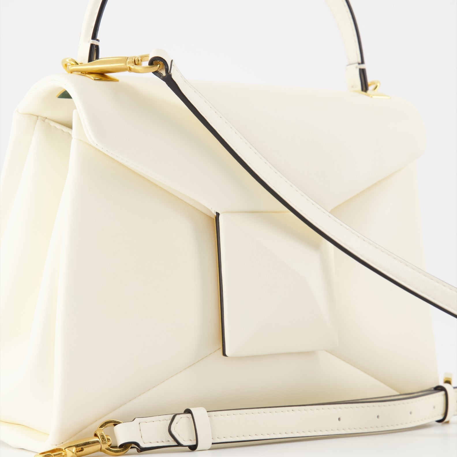 Borse a mano e a spalla Sac mini One Stud nappa Valentino Garavani Bianco Femme