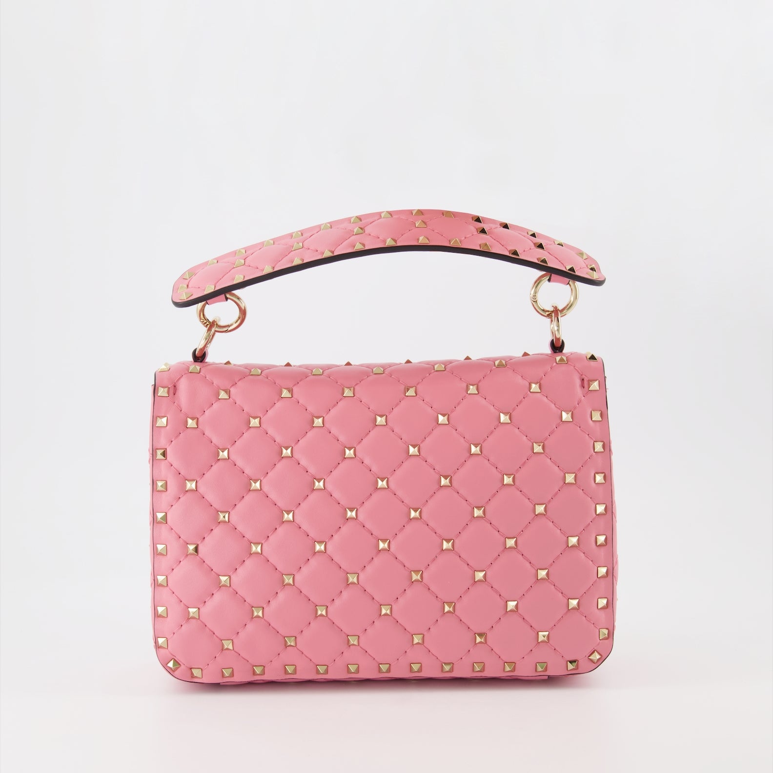 Handtaschen und schultertaschen Sac Rockstud Spike Valentino Garavani Rosa Femme