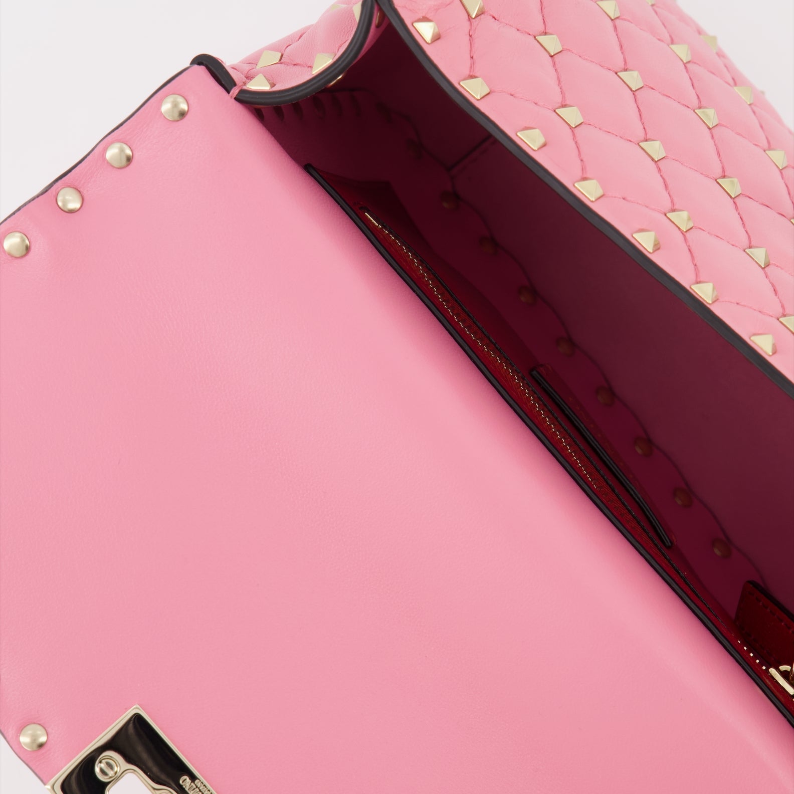 Handtaschen und schultertaschen Sac Rockstud Spike Valentino Garavani Rosa Femme