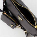 Borse a tracolla Sac Re-Édition Saffiano Prada Nero Femme