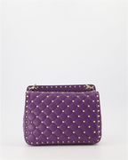 Borse a tracolla Sac Rockstud Violet Valentino Garavani Viola Femme