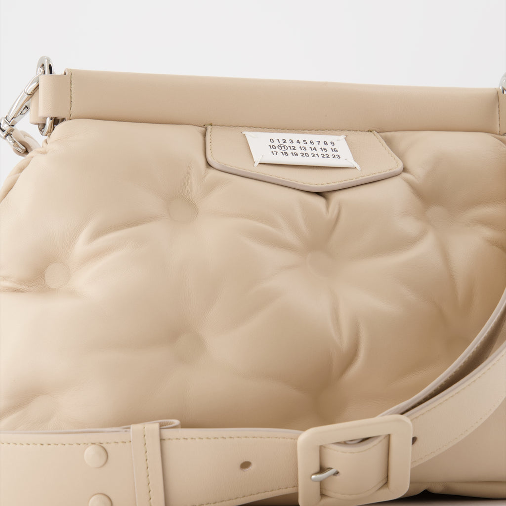 Sacs bandoulière Sac Glam Slam Maison Margiela Beige Femme