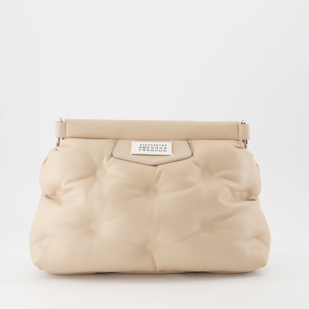 Sacs bandoulière Sac Glam Slam Maison Margiela Beige Femme