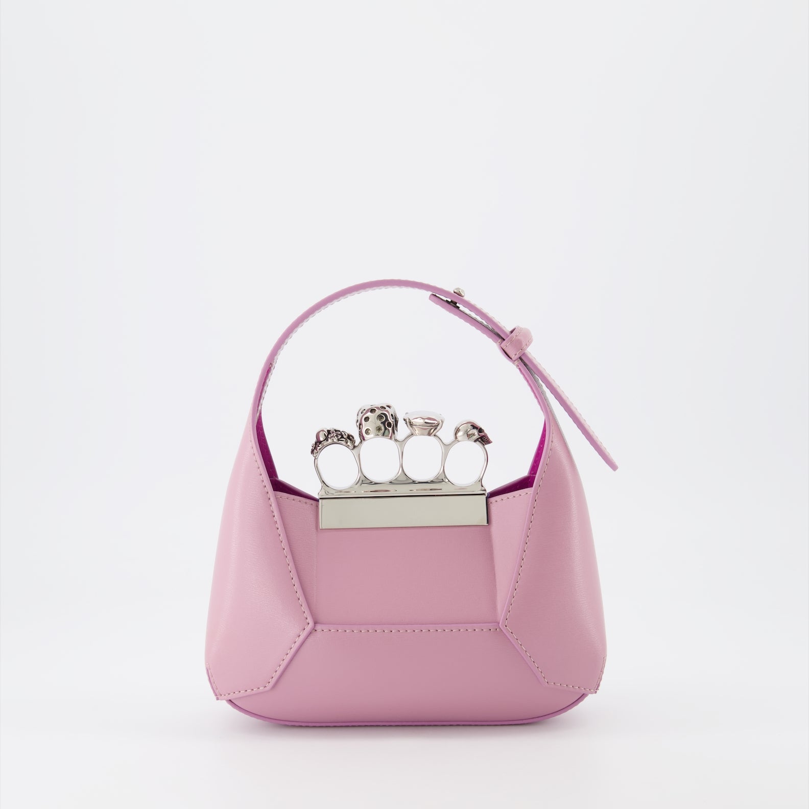 Bolsas de mão e de ombro Sac The Jewelled Hobo Alexander McQueen Rosa Femme