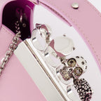 Bolsas de mão e de ombro Sac The Jewelled Hobo Alexander McQueen Rosa Femme