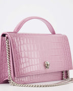 Bolsas transversais Sac Skull Alexander McQueen Rosa Femme