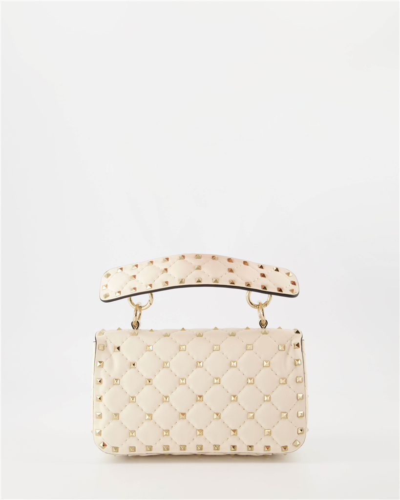 Handtaschen und schultertaschen Sac Spike Valentino Garavani Beige Femme