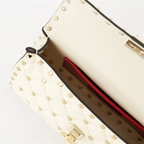 Handtaschen und schultertaschen Sac Spike Valentino Garavani Beige Femme