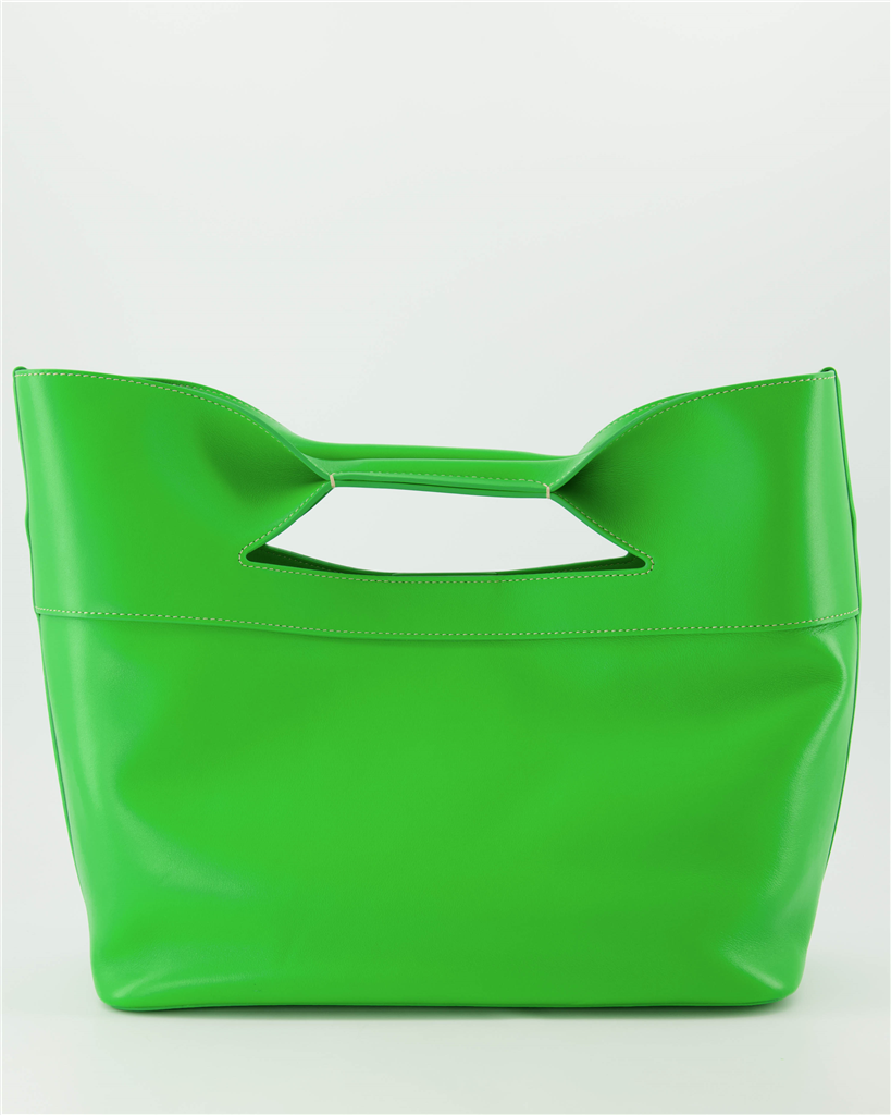 Borse tote Sac à main The Bow Alexander McQueen Verde Femme