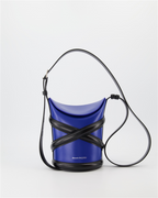 Sacs seau Sac The Curve Alexander McQueen Bleu Femme