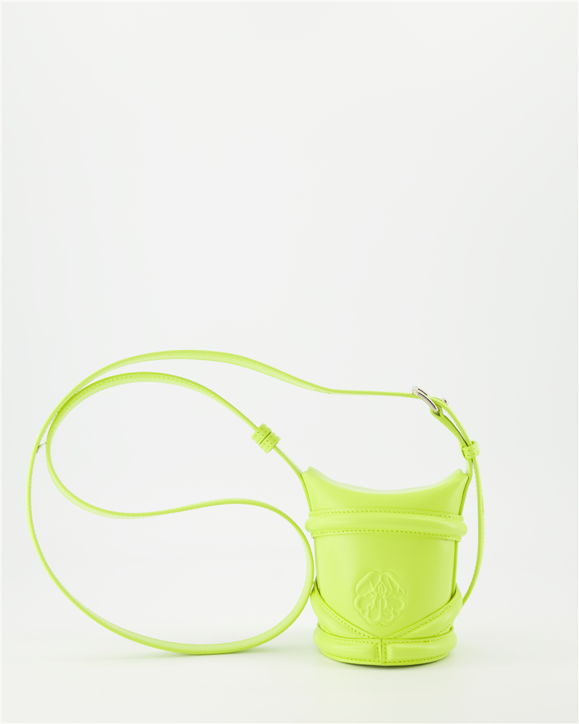 버킷백 Petit sac The Curve Alexander McQueen 녹색 Femme