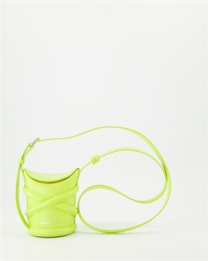 버킷백 Petit sac The Curve Alexander McQueen 녹색 Femme