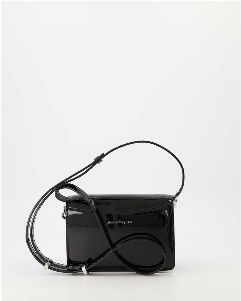 Borse a tracolla Sac The Four Ring Alexander McQueen Nero Femme