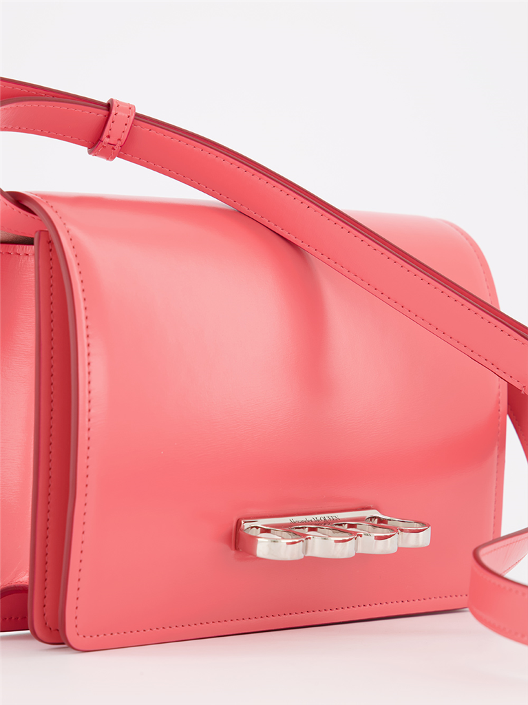 Bolsas de mão e de ombro Sac The Four Ring Rose Alexander McQueen Rosa Femme