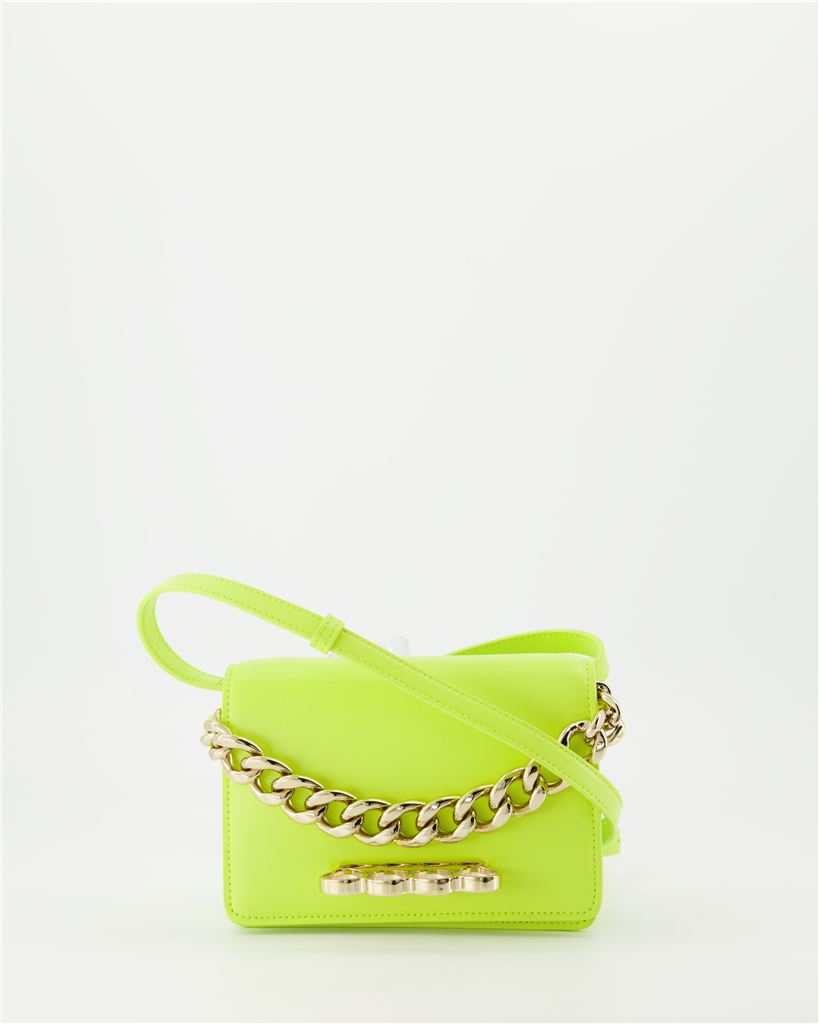 Bolsas transversais Sac The Four Ring Alexander McQueen Verde Femme