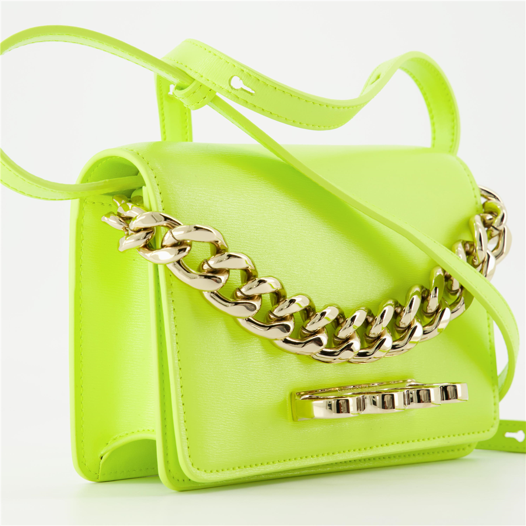 Bolsas transversais Sac The Four Ring Alexander McQueen Verde Femme