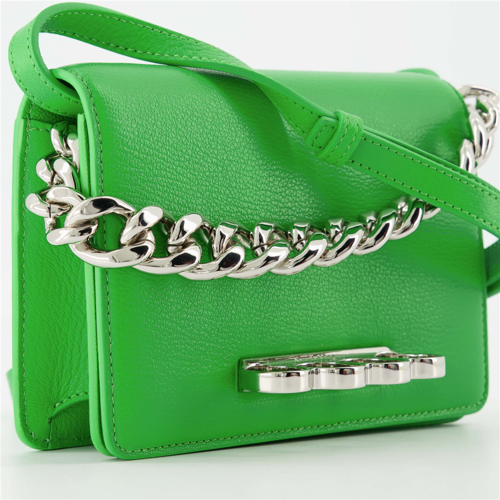 Sacs bandoulière Sac The Four Ring Alexander McQueen Vert Femme