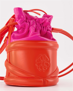 Borse secchiello Sac The Soft Curve Alexander McQueen Arancia Femme