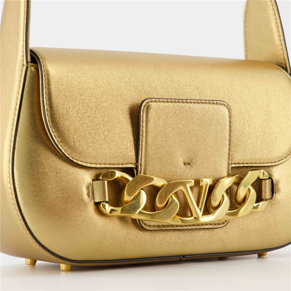 Handtaschen und schultertaschen Sac VLogo Chain Valentino Garavani Gold Femme