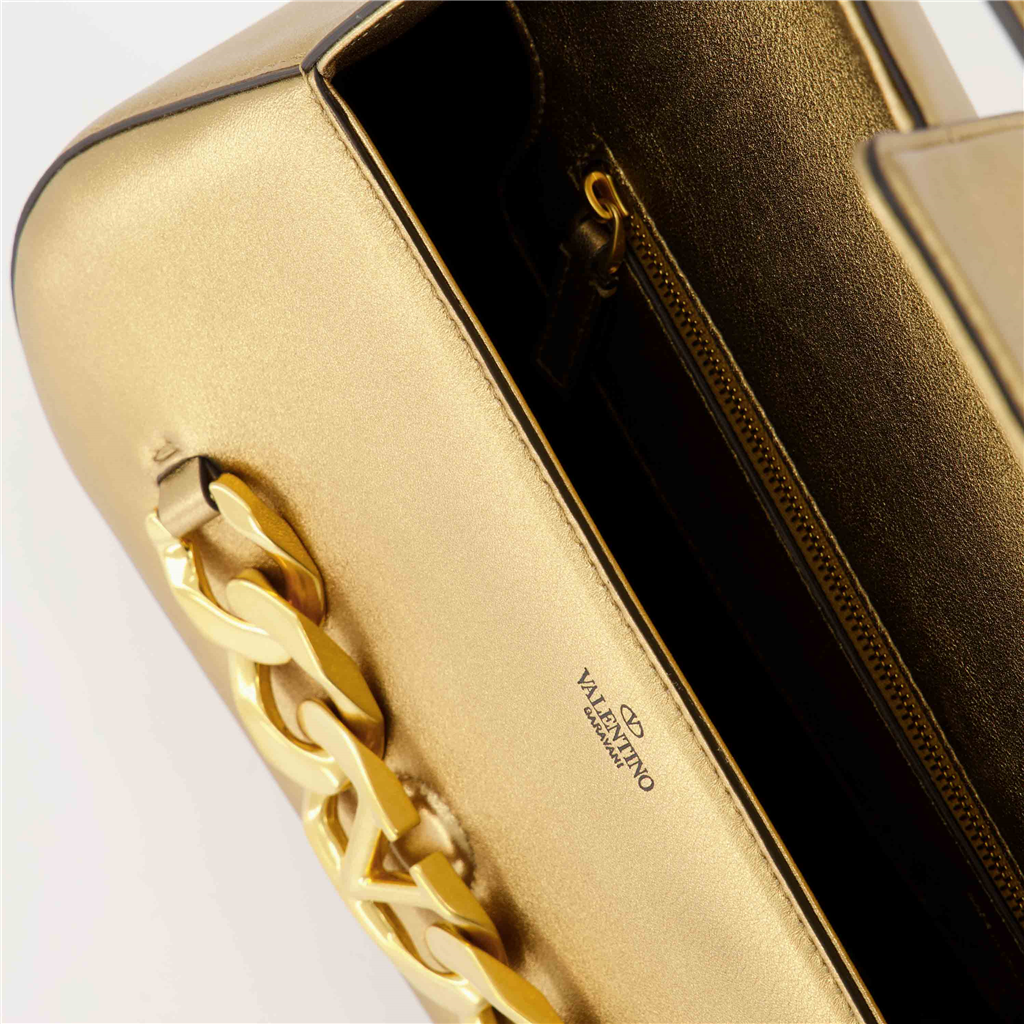 Handtaschen und schultertaschen Sac VLogo Chain Valentino Garavani Gold Femme