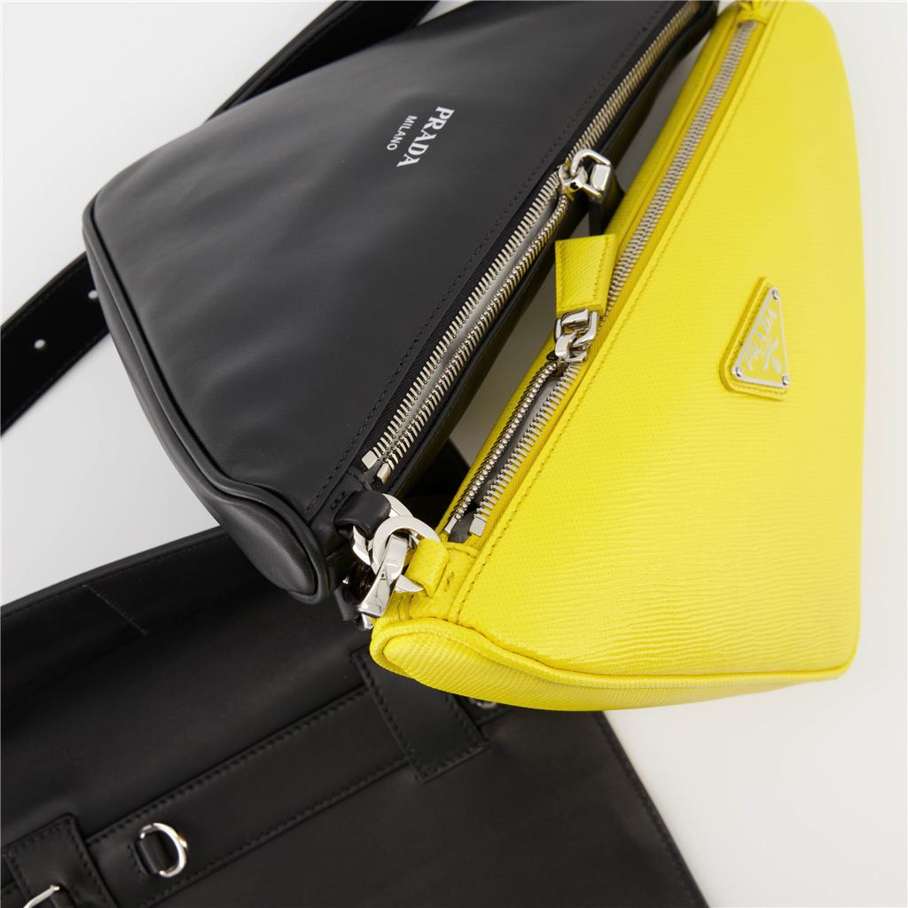 크로스백 Sacoche double Prada 검은색 Homme