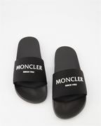 Sapatos sociais Sandales à logo Moncler Preto Homme
