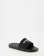 Sapatos sociais Sandales à logo Moncler Preto Homme