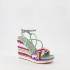 Zeppe Sandales Colour Block Valentino Garavani Multicolore Femme