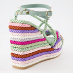 Zeppe Sandales Colour Block Valentino Garavani Multicolore Femme