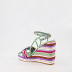Zeppe Sandales Colour Block Valentino Garavani Multicolore Femme