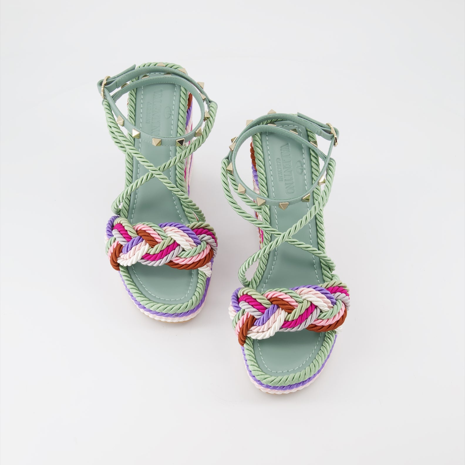 Zeppe Sandales Colour Block Valentino Garavani Multicolore Femme