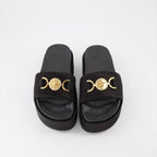 오픈 슈즈 Sandales Medusa 95 Versace 검은색 Femme
