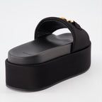 오픈 슈즈 Sandales Medusa 95 Versace 검은색 Femme