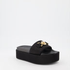 오픈 슈즈 Sandales Medusa 95 Versace 검은색 Femme