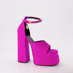 Offene schuhe Sandales Medusa Aevitas Versace Rosa Femme