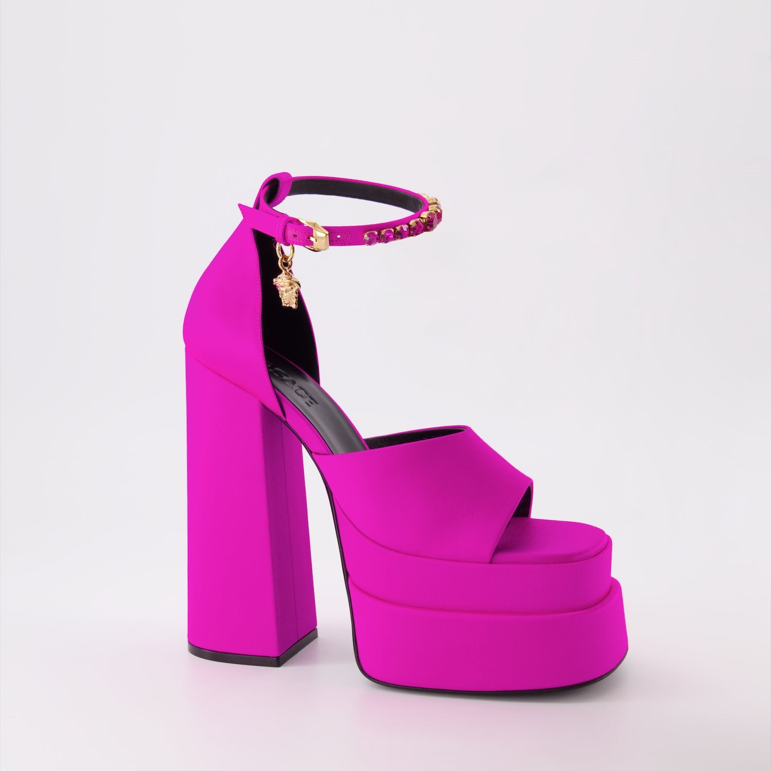Offene schuhe Sandales Medusa Aevitas Versace Rosa Femme