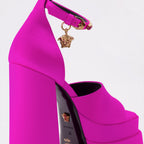 Offene schuhe Sandales Medusa Aevitas Versace Rosa Femme
