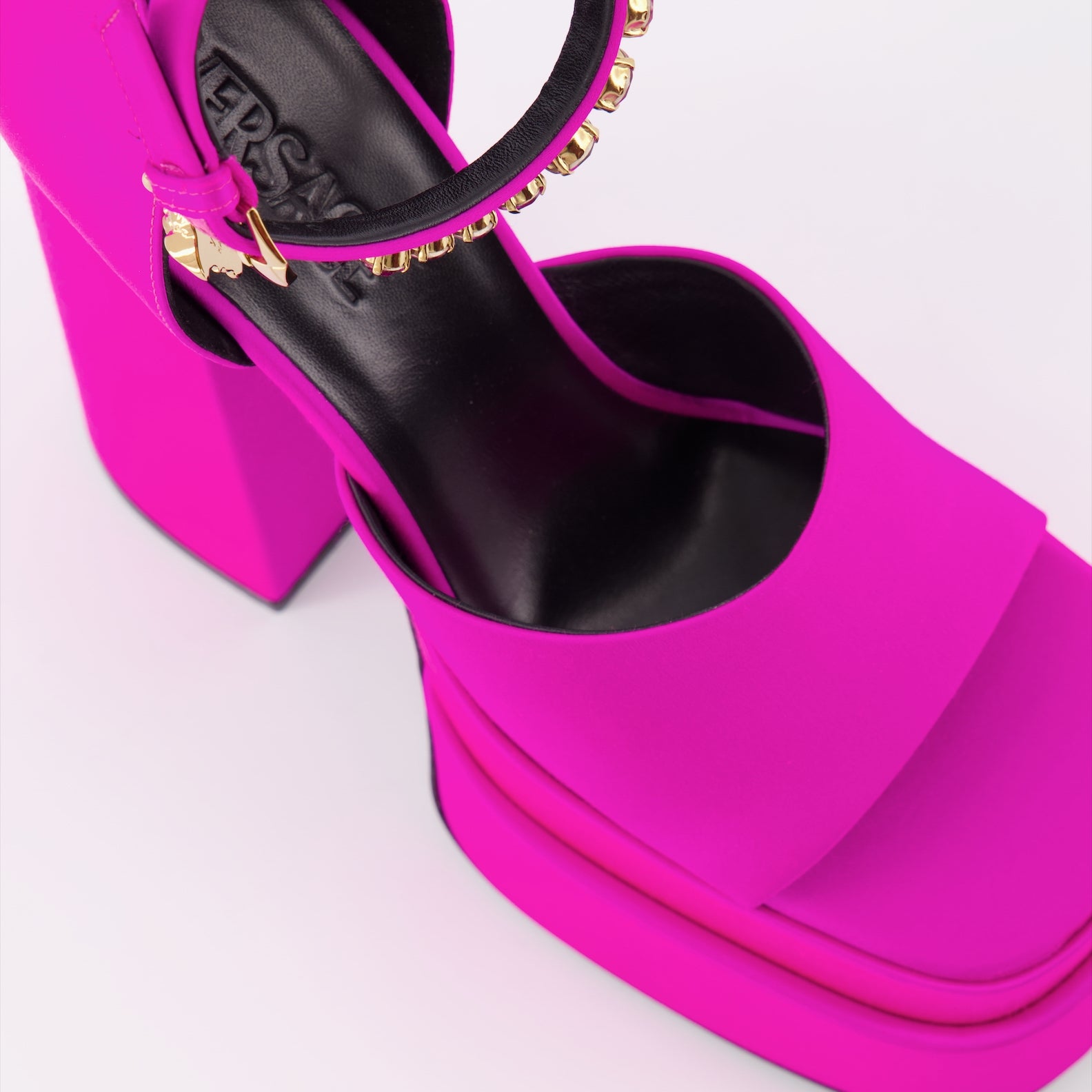 Offene schuhe Sandales Medusa Aevitas Versace Rosa Femme