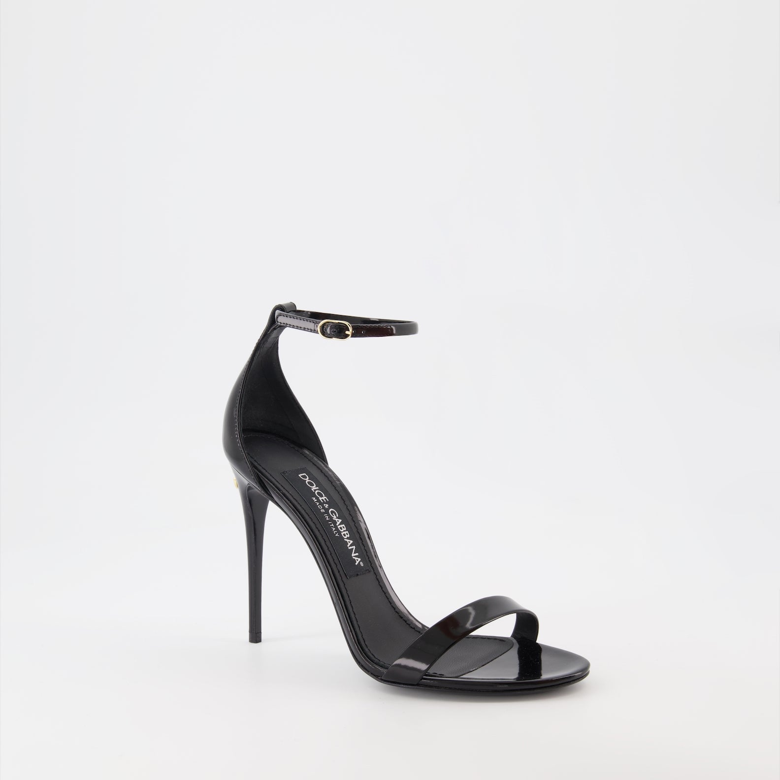 Chaussures ouvertes Sandales à talon Dolce & Gabbana Noir Femme
