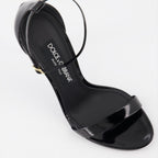 Chaussures ouvertes Sandales à talon Dolce & Gabbana Noir Femme