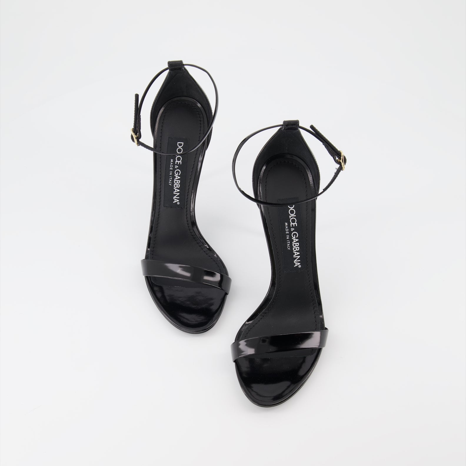 Chaussures ouvertes Sandales à talon Dolce & Gabbana Noir Femme