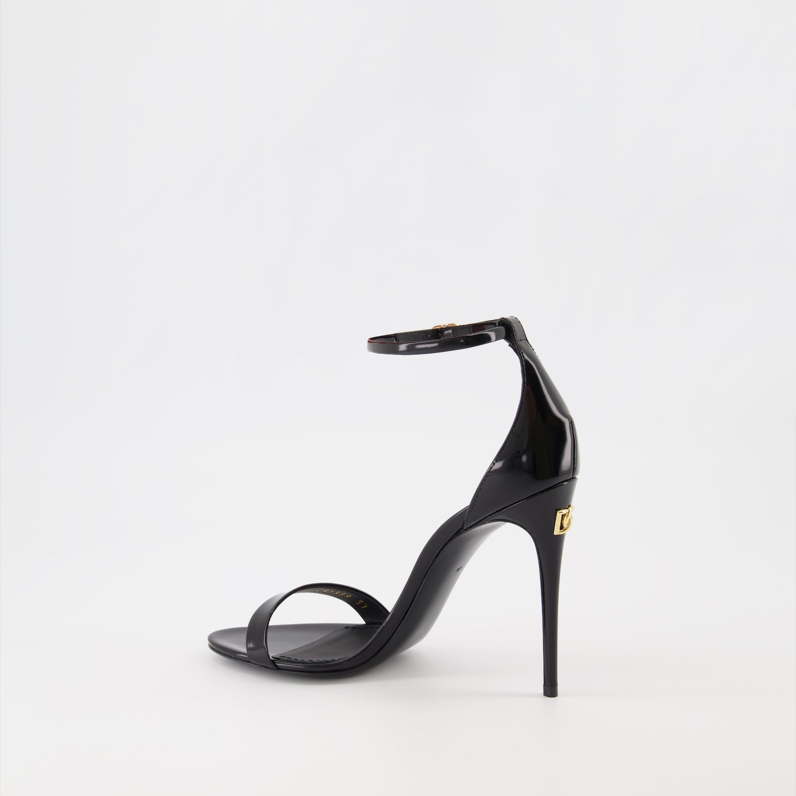 Chaussures ouvertes Sandales à talon Dolce & Gabbana Noir Femme