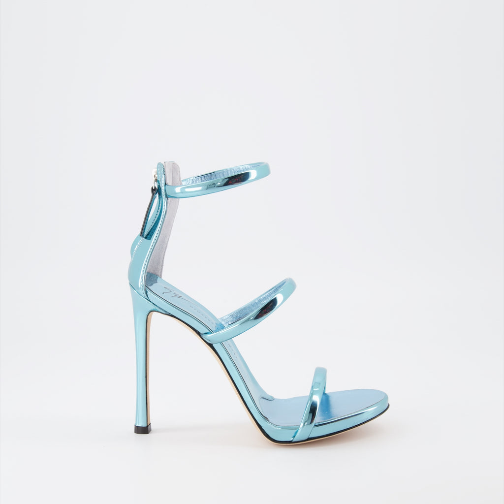 오픈 슈즈 Sandales Harmony Giuseppe Zanotti 파란색 Femme