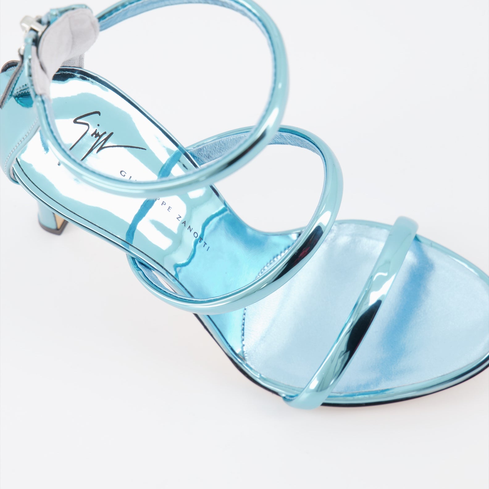 오픈 슈즈 Sandales Harmony Giuseppe Zanotti 파란색 Femme