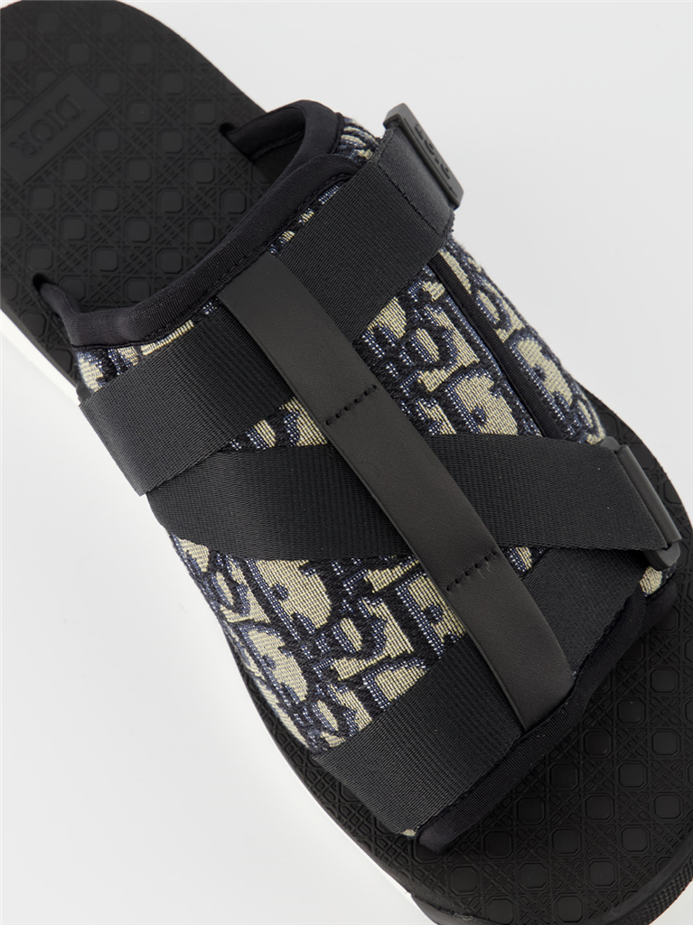 Scarpe aperte Sandales Alpha Dior Nero Homme