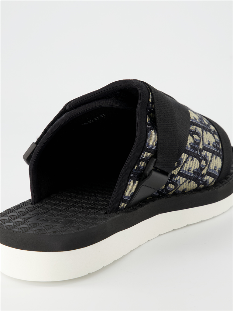 Scarpe aperte Sandales Alpha Dior Nero Homme