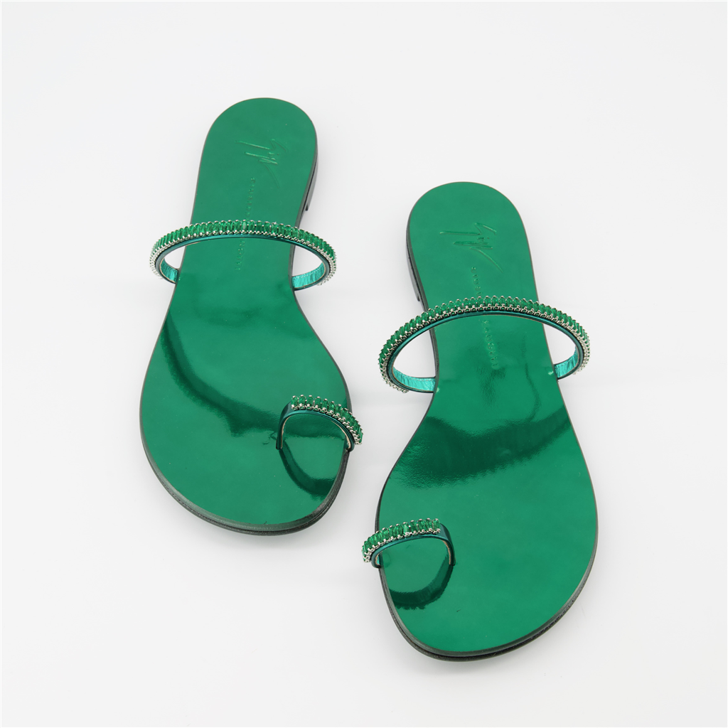 Chaussures ouvertes Sandales Colorful Giuseppe Zanotti Vert Femme
