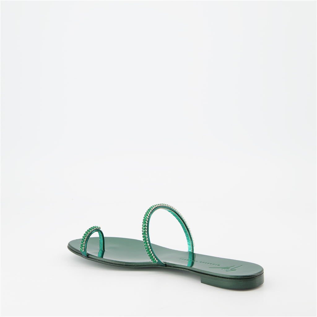 Chaussures ouvertes Sandales Colorful Giuseppe Zanotti Vert Femme